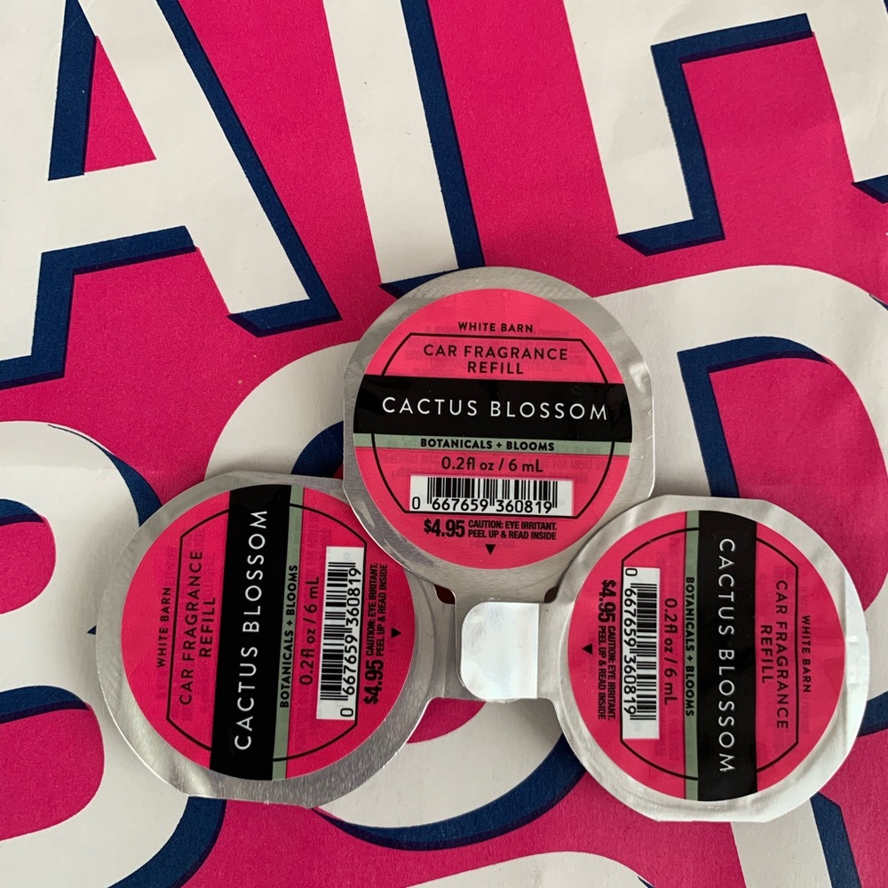 NWT Bath & Body Works Cactus Blossom Car Fragrance Refills - Picture 2 of 2